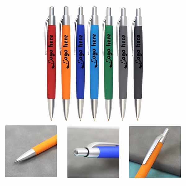 MOQ50 Custom Plastic Ballpoint Pens For Promotions