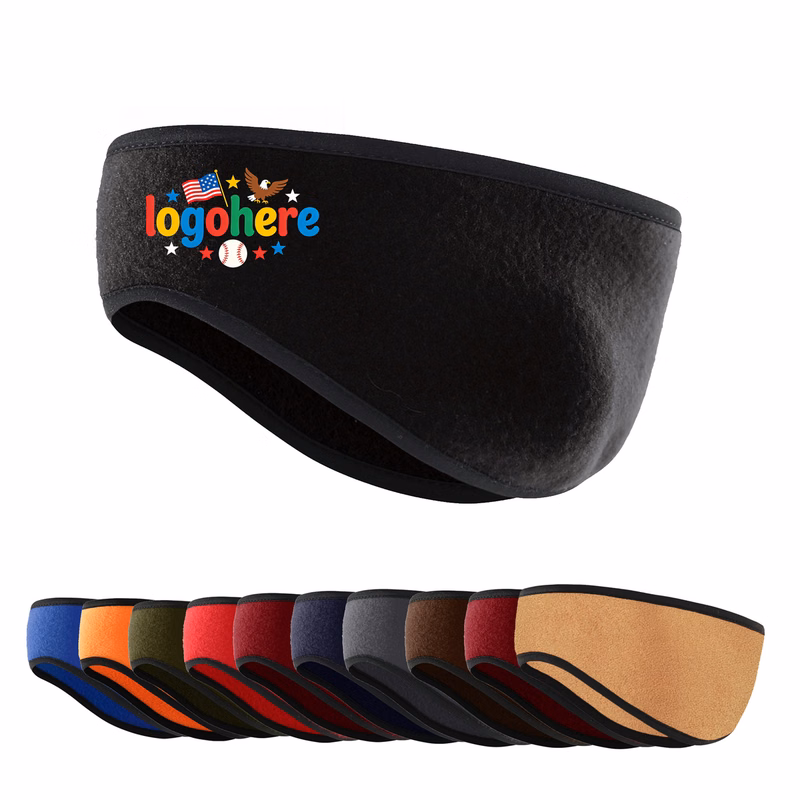 Winter Fleece-Lined Headband for Sports