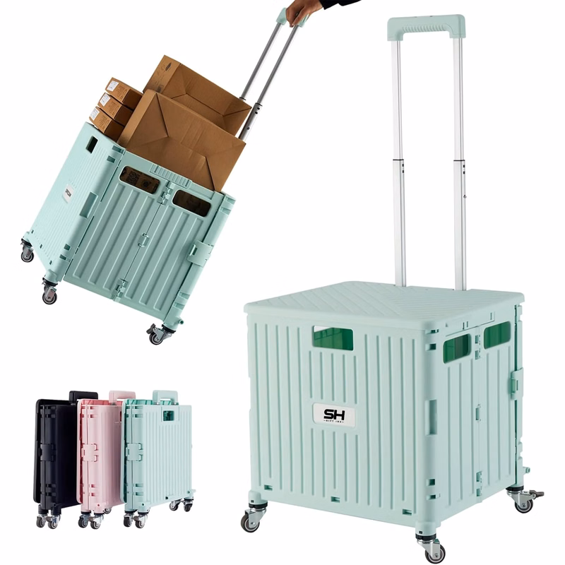 20L Rolling Crate Handcart