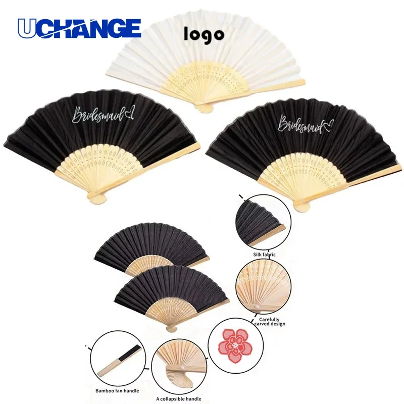 Customizable Party Fans Handheld Giveaway for Weddings, Concerts & Night Events 1