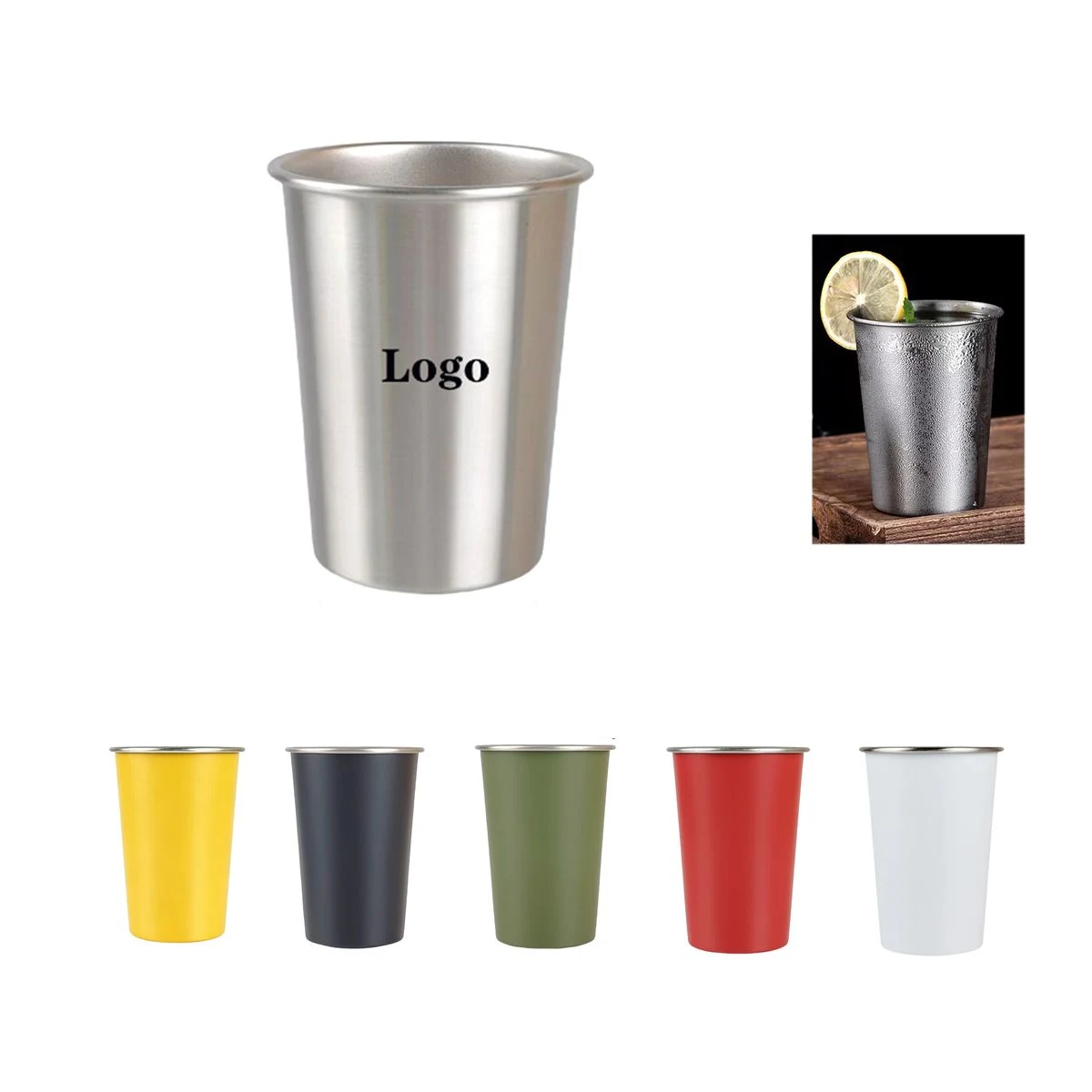 12 oz 304 Stainless Steel Water Cup 1