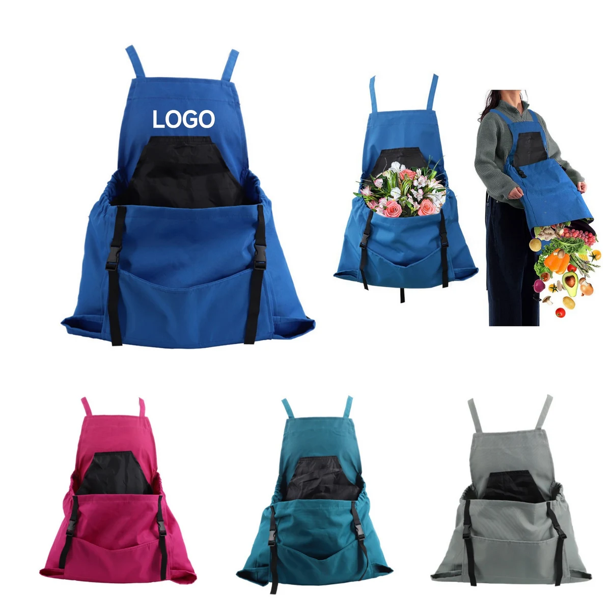 Large -Capacity Waterproof Garden Apron 1
