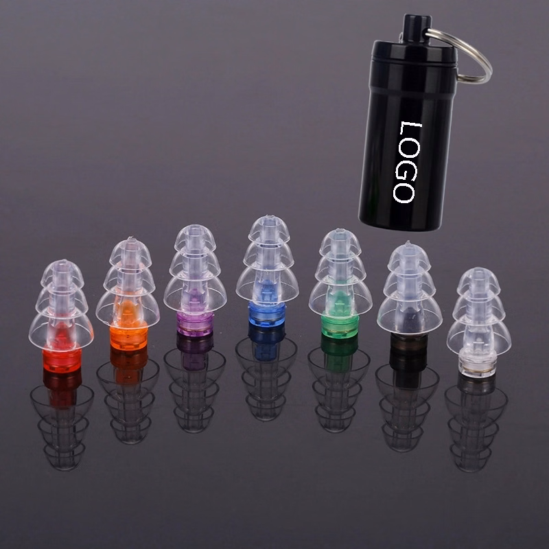 Rave High Fidelity Ear Plugs with Metal Can