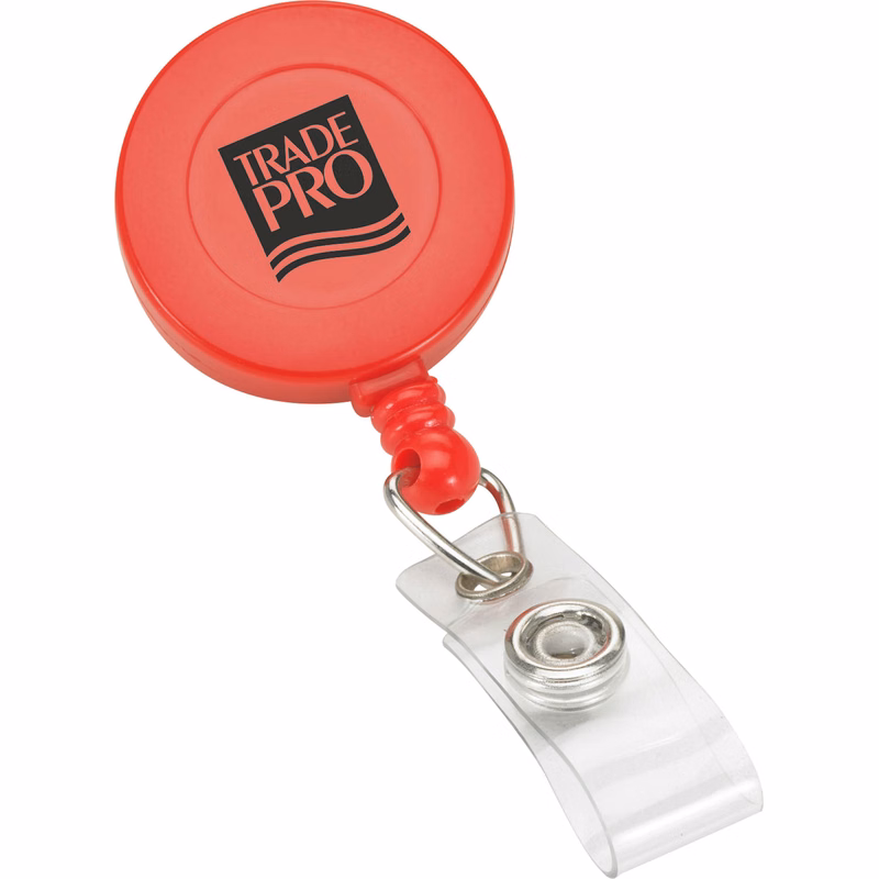 Retractable Badge Reel Round