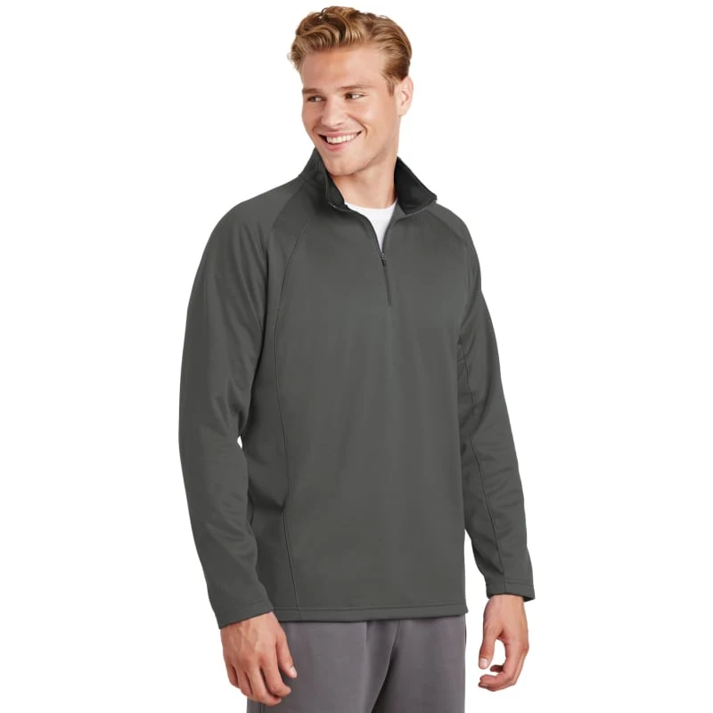Sport-Tek Sport-Wick Fleece 1/4-Zip Pullover., custom hoodie or sweatshirt with logo imprint 1