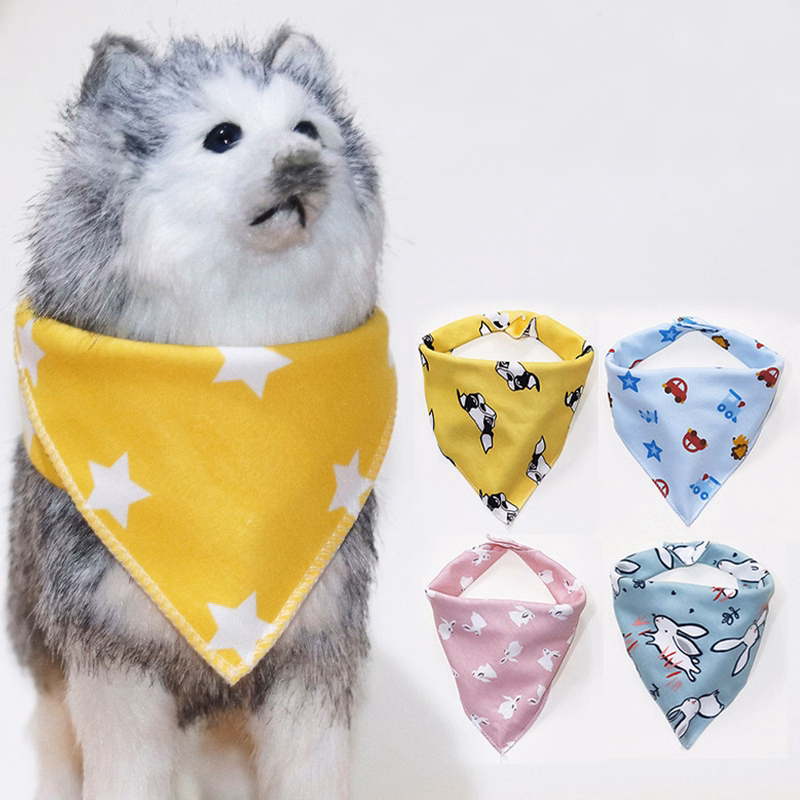 Polyester Pet Saliva Scarf