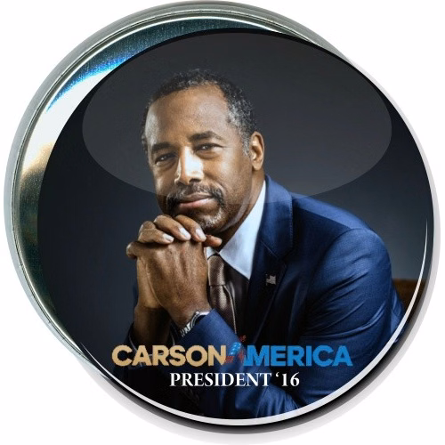 Carson America, President '16, Political Button