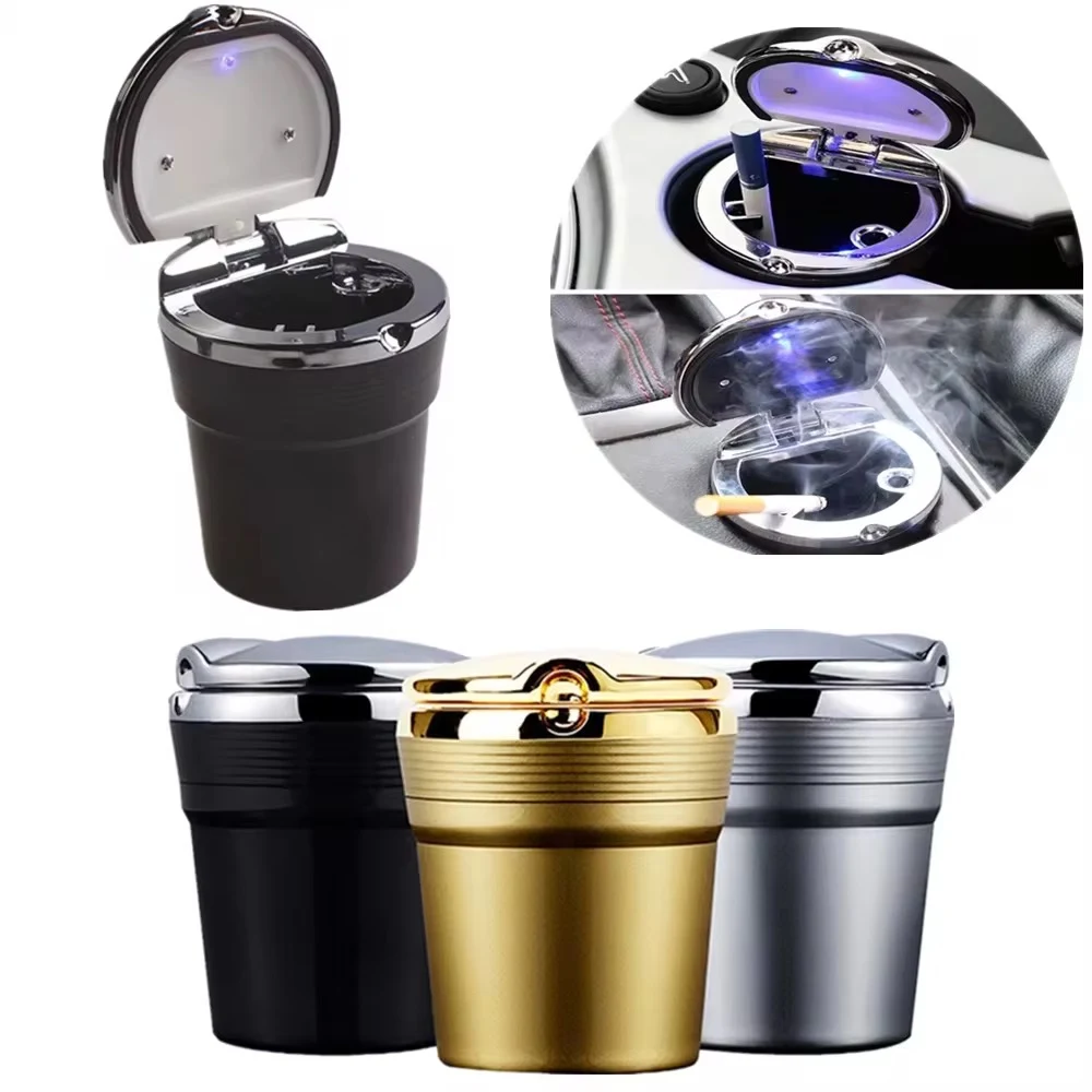 Durable Stylish Led Car Ashtray 1