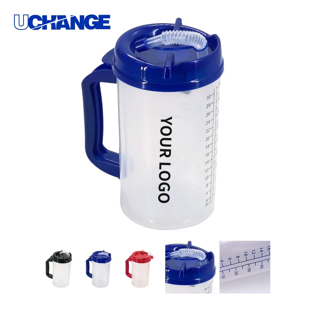 Measurement Mug Drinkware 30 Ounce Double Wall with Lid and Straw 1
