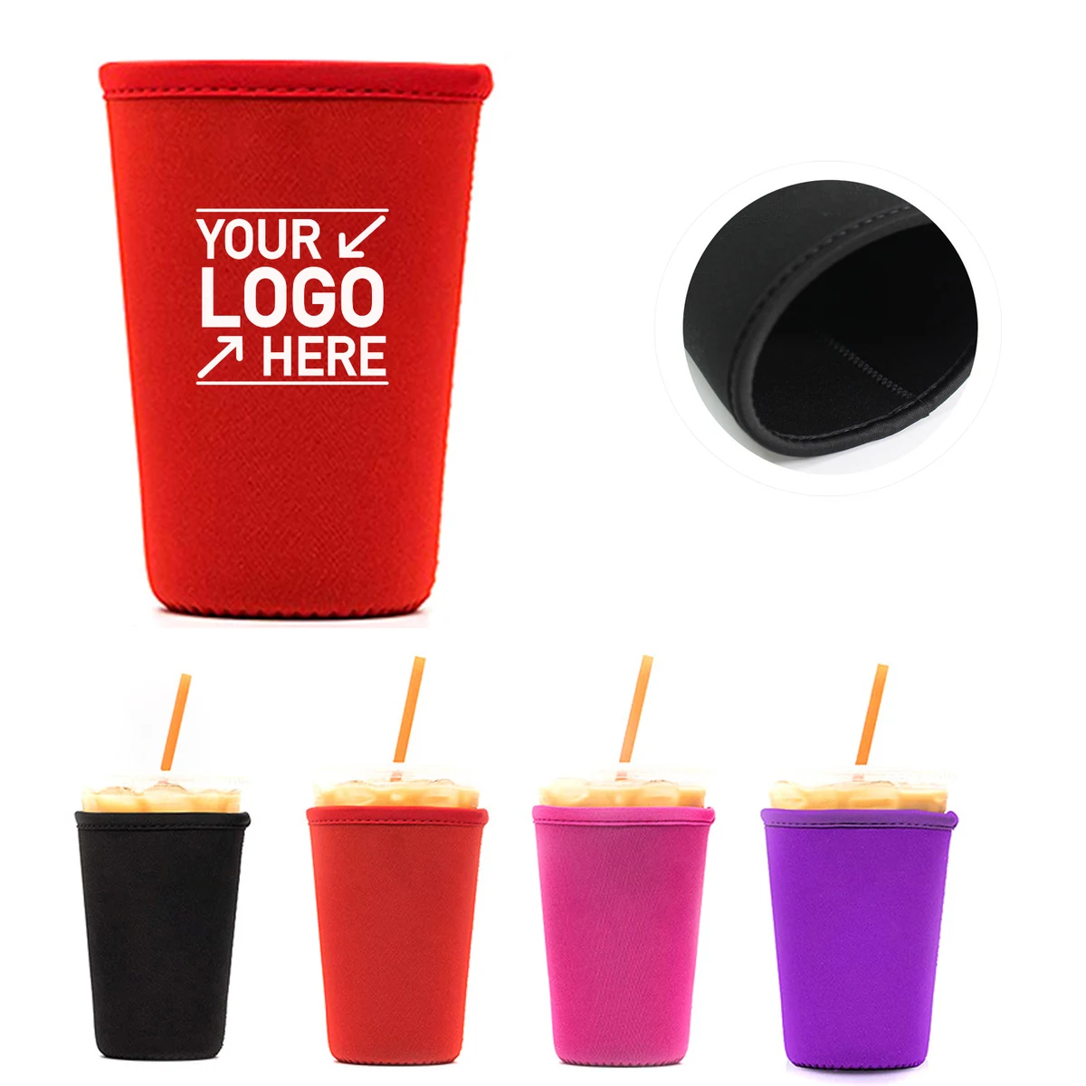 Neoprene Coffee Cup Sleeves 16-18oz 1