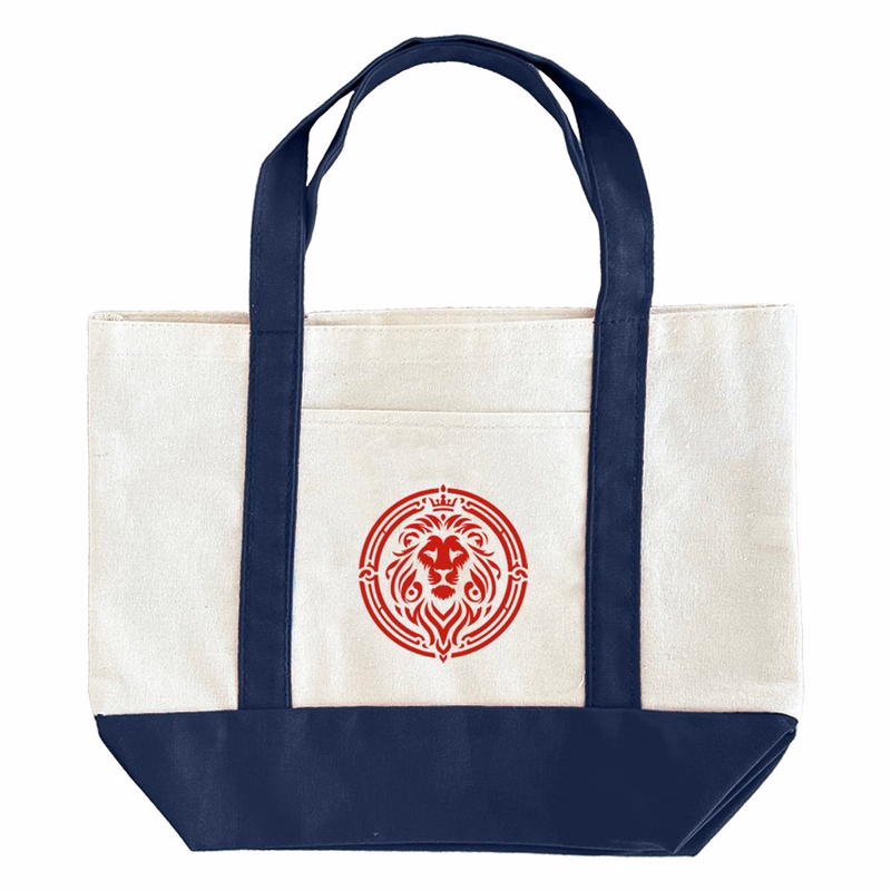 Mini Canvas Trader Joe's Style Tote Bag