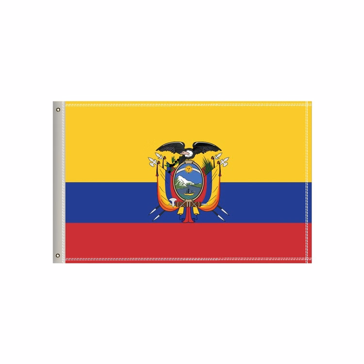 National Flag, Ecuador, Single-Sided - 36"W x 24"H