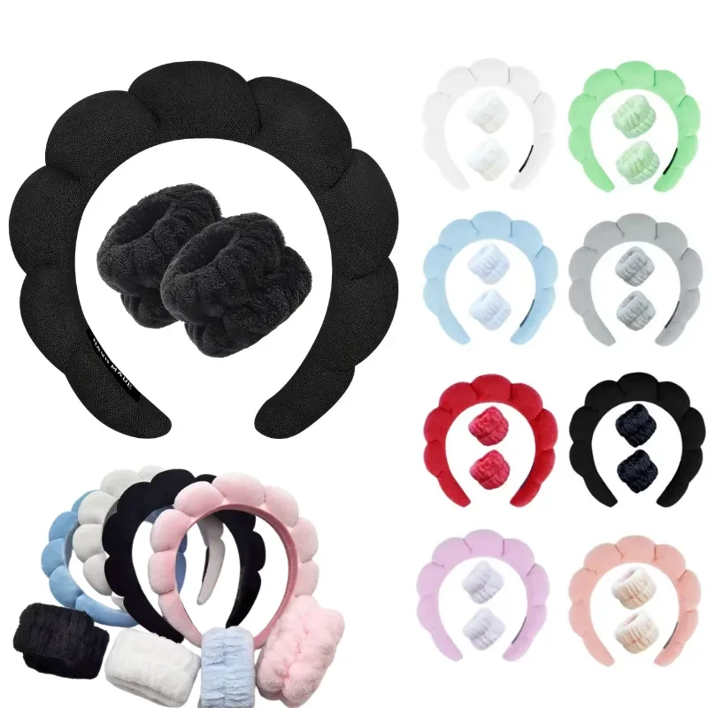 Customizable Sponge SPA Headband - Wrist Set 1