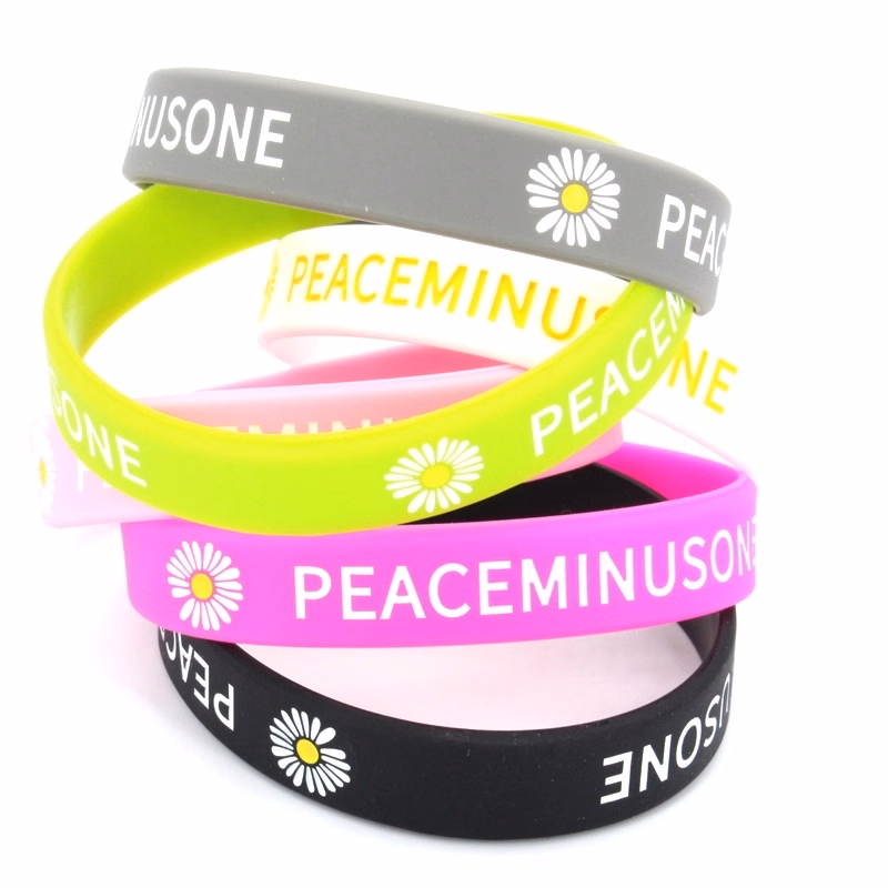 Glow in the Dark Silicone Wristbands w/ Custom Imprint