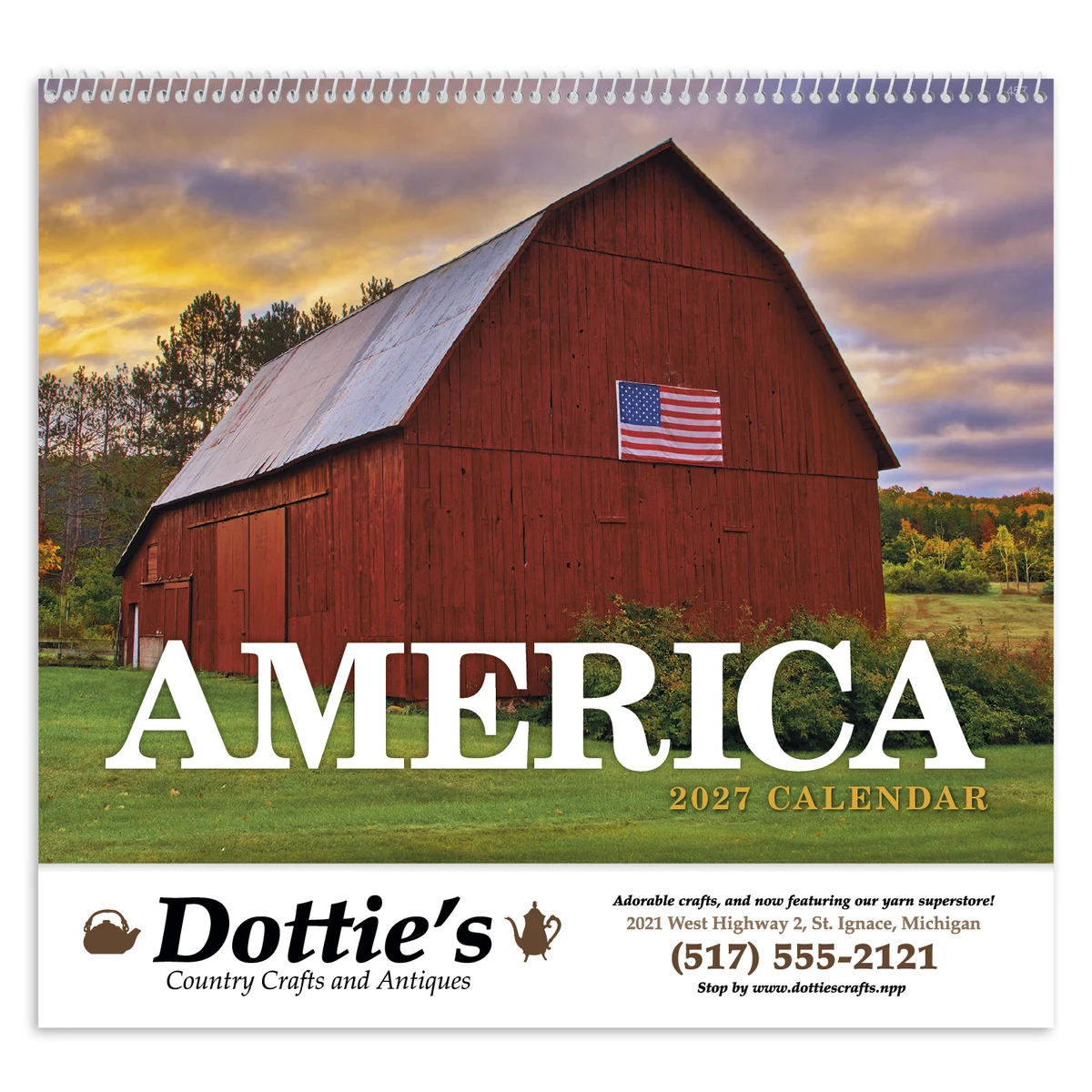 HotLine® Products America Appointment Calendar - Spiral 1