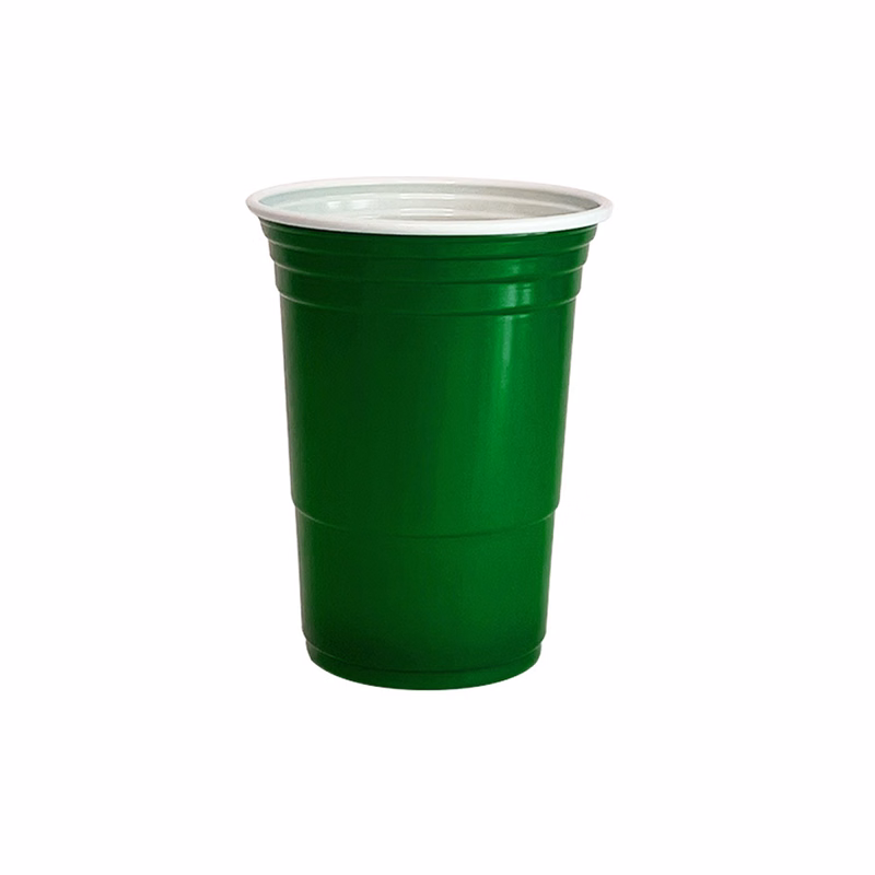 Sixteen Ounce Reusable Plastic Party Cup