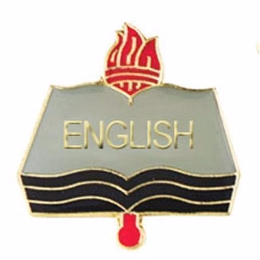 English Scholastic Pin