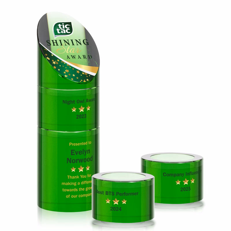 Atlantis Stacker VividPrint™ Award -  Green