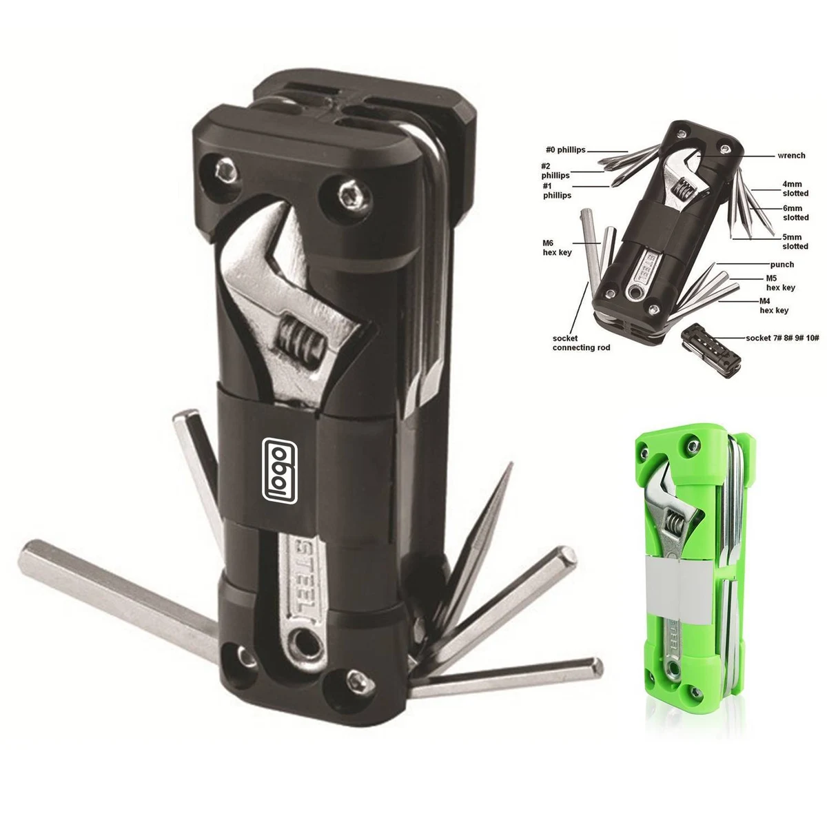 Motorcycle Bicycle Repair 16 in 1 Multifunction Gadget 1