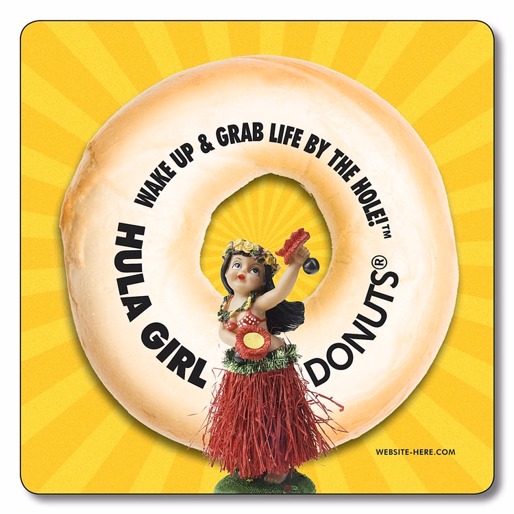 Custom Size / Shape - Laminated Plastic Card (6 Up) - 30 pt.