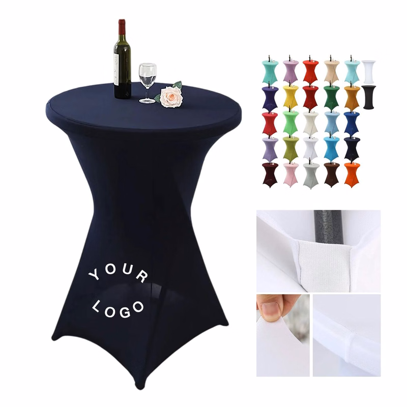 Polyester and Spandex Stretch Table Cover for Display