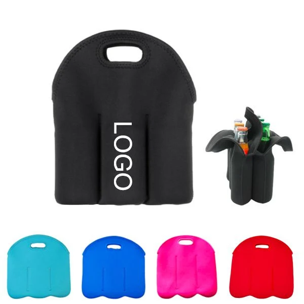 Six-Pack Neoprene Botter Wine Tote Bag 1