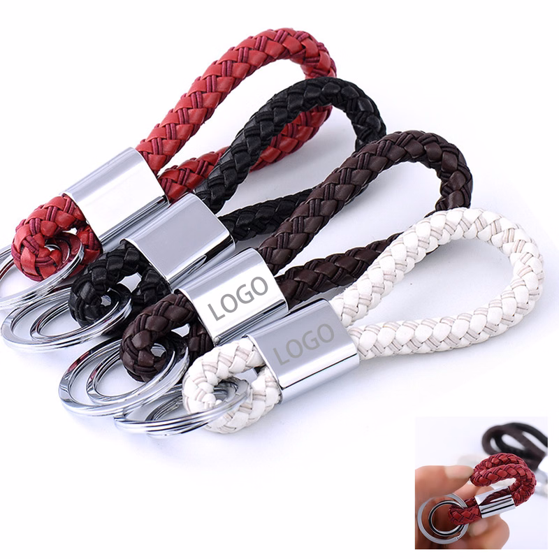 Braided Rope Metal keychain