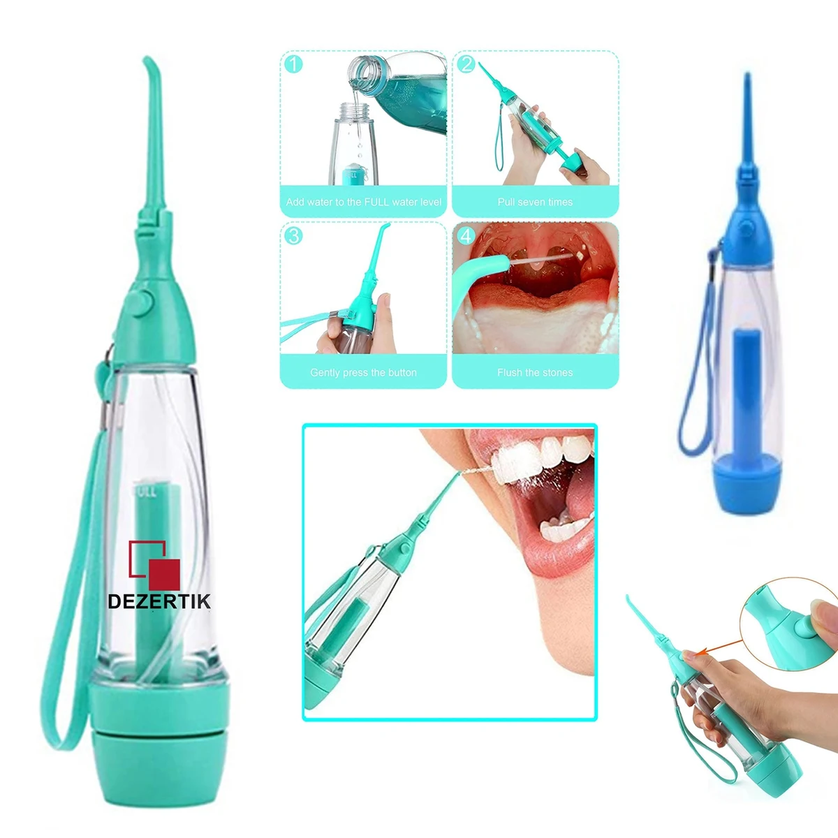 Manual Dental Water Jet Flosser 1