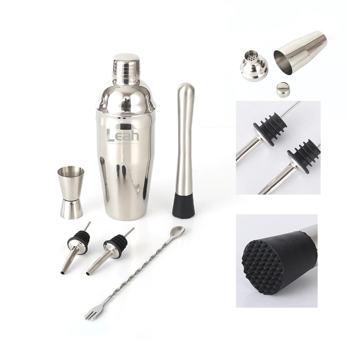 Stainless Steel Cocktail 6-Piece Set 1