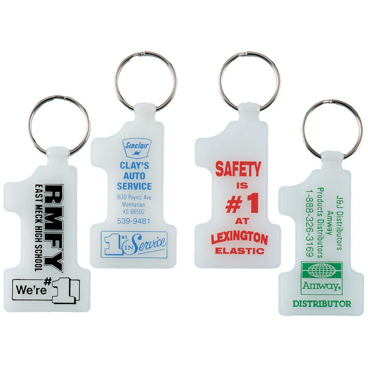 Glow In The Dark Number 1 Key Tag 1