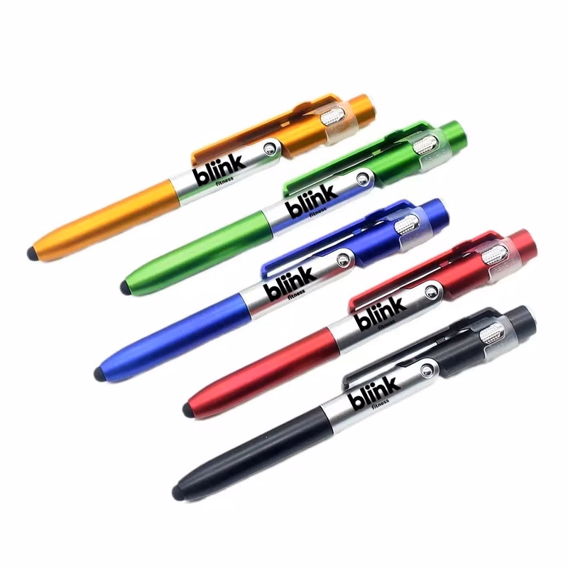 4 in 1 Phone Stand Pen Stylus with LED Light