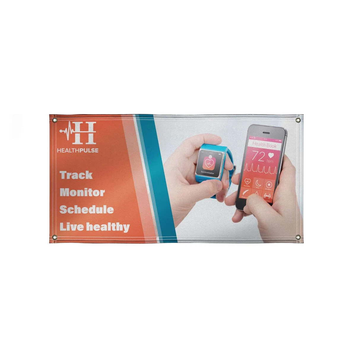 4' x 8' 13 oz. Vinyl Banner Single-Sided 1