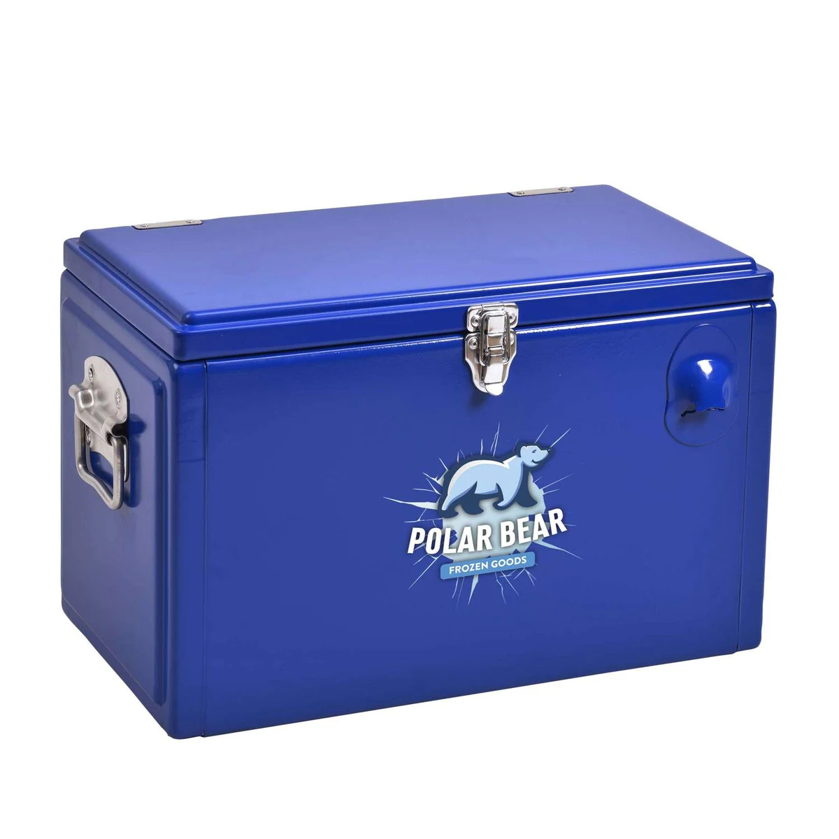 Metal Tool Box Cooler, Front Imprint, custom cooler bag with logo imprint 1