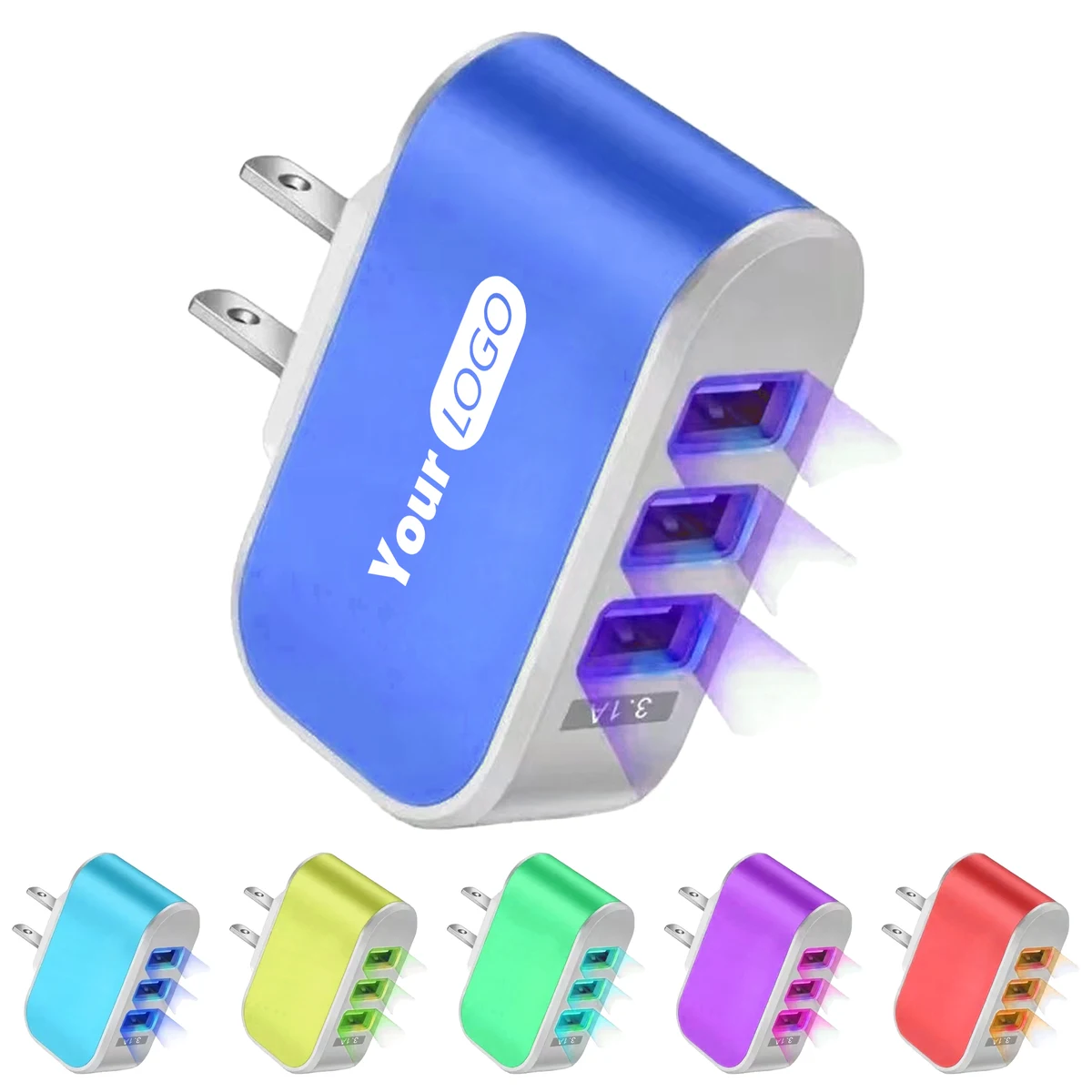 Pc Compact And Colorful Usb Charger For Convenience 1