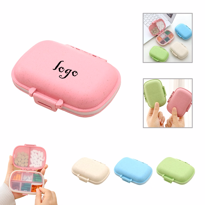MOQ200 Waterproof Weekly 8-Section Pill Organizer Box