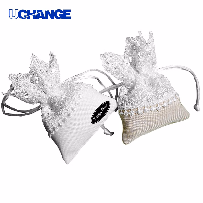Lace Drawstring Gift Bag