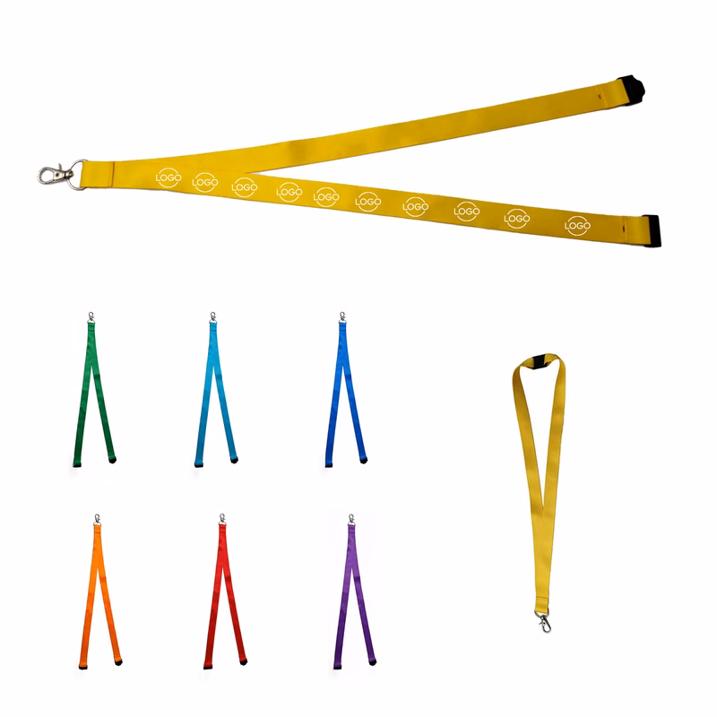 3/5" Full Color Imprint Breakaway Lanyards with Hook