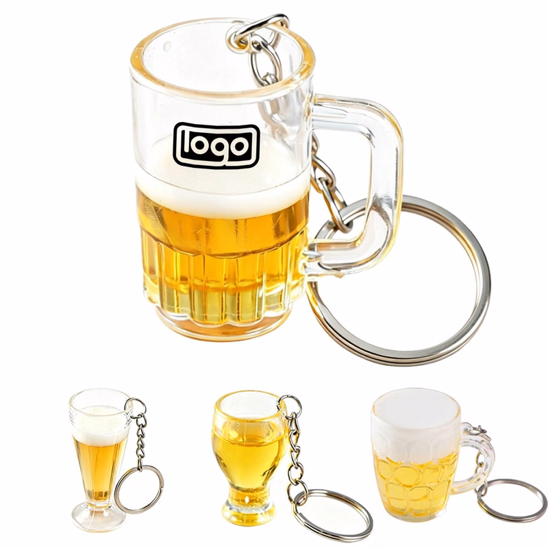 Beer Mug Charm Keychain