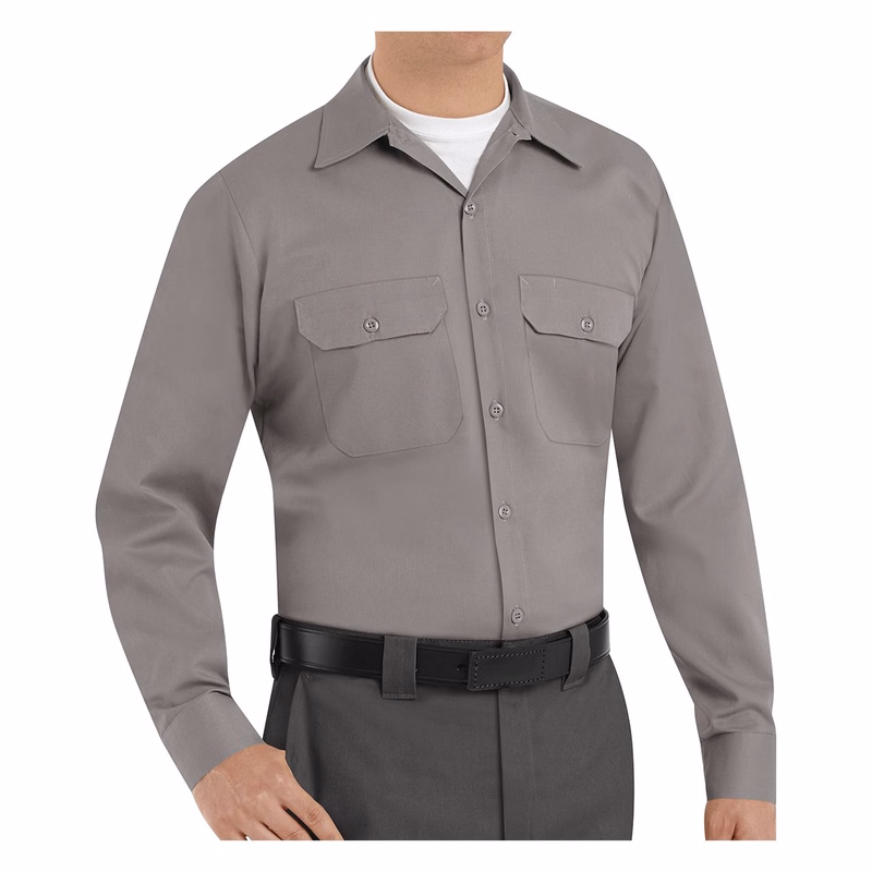 Men's Utility Long Sleeve Work Shirt - ST52