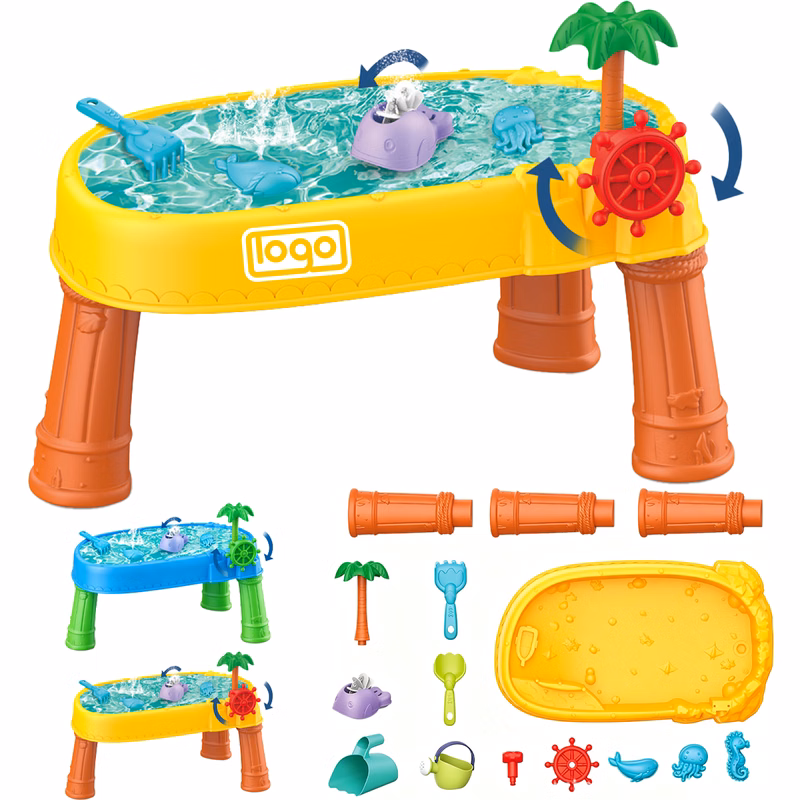 2 In 1 Kids Sand and Water Play Table