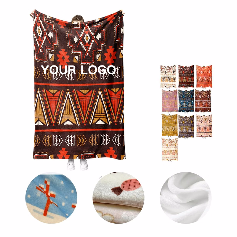 Polyester Microfiber Blanket with Full Color Print
