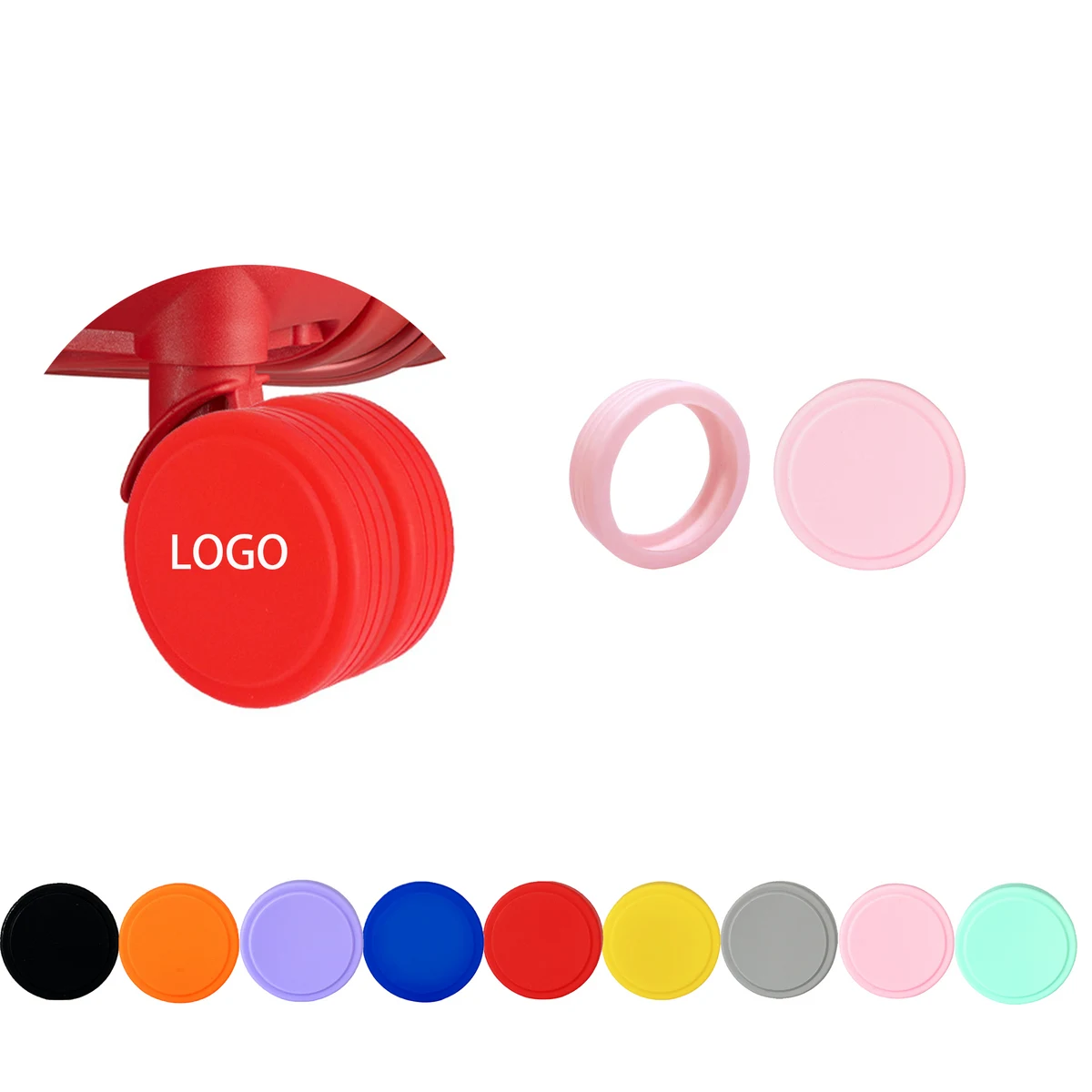 Silicone Luggage Wheels Cover Protector for Travel MOQ 50 1