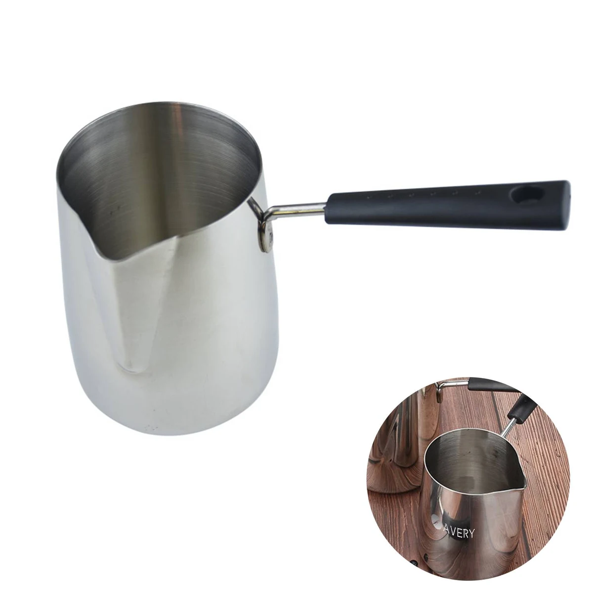 Warmer Coffee Pot w/ Long Handle 1