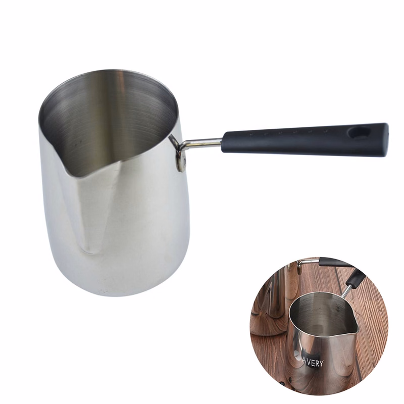 Warmer Coffee Pot w/ Long Handle