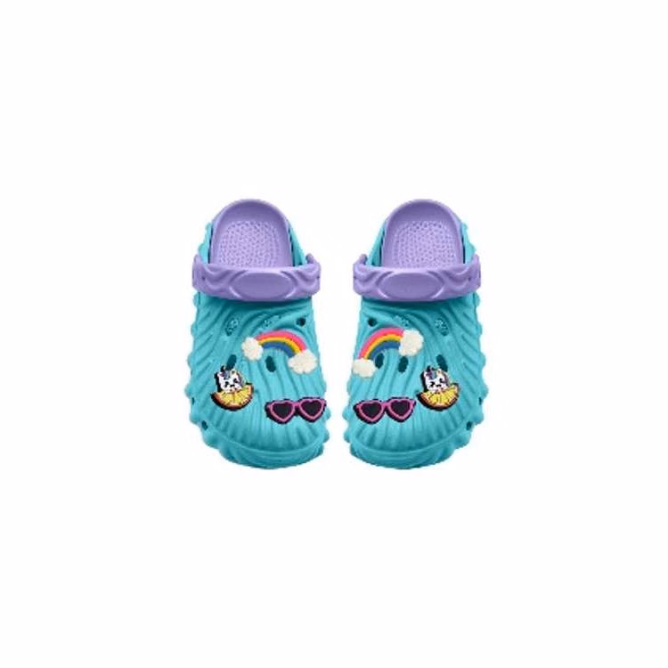 Girl's Charm Clog - Size 11-3 Turquoise
