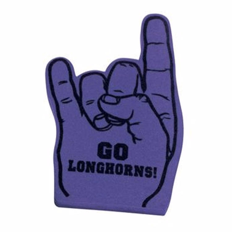 Foam Hook 'Em Horns Hand