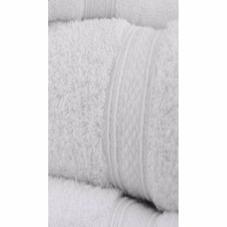 Vicenza White 100% Ringspun Cotton Hand Towel (16"x32")