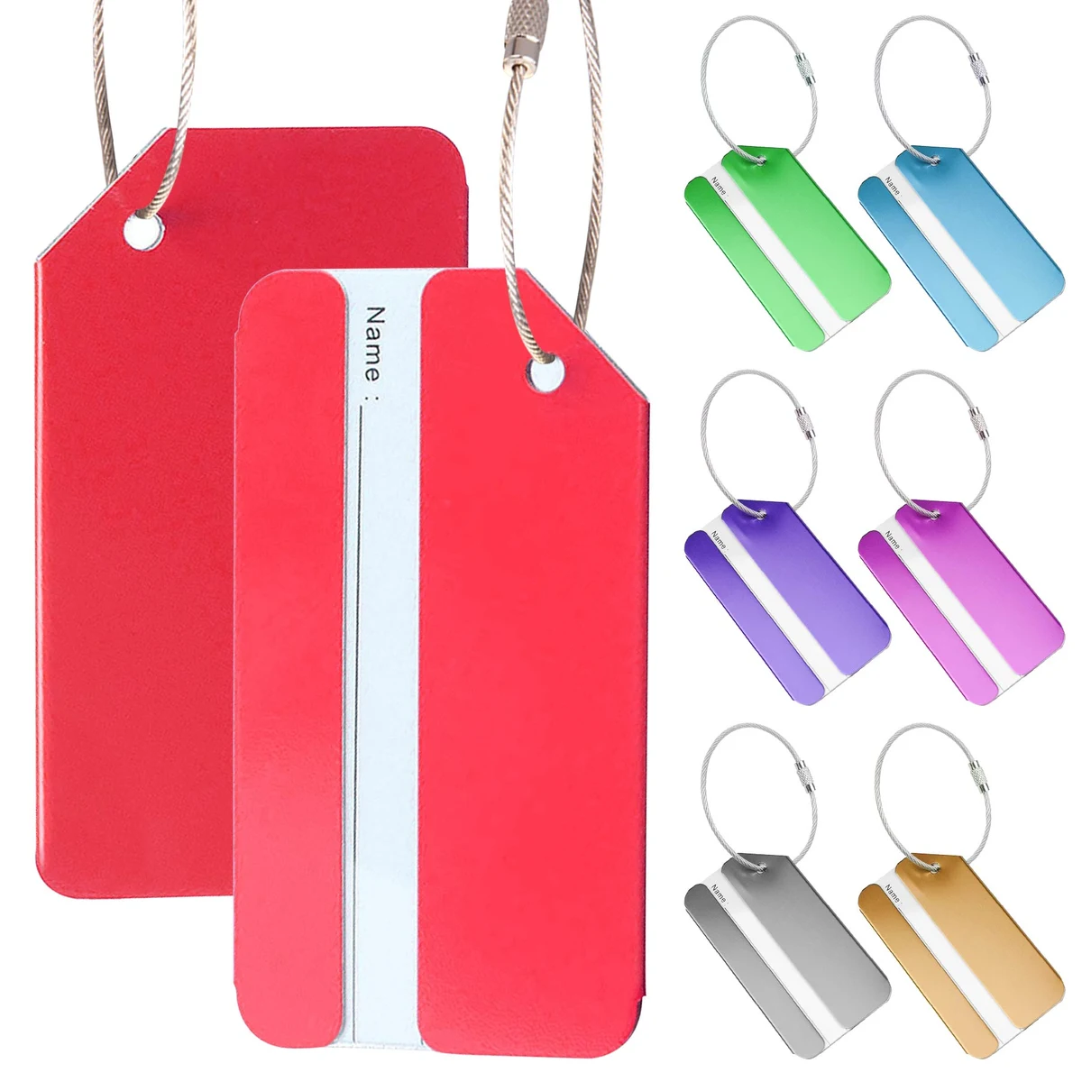 Aluminum Alloy Luggage Tags 1