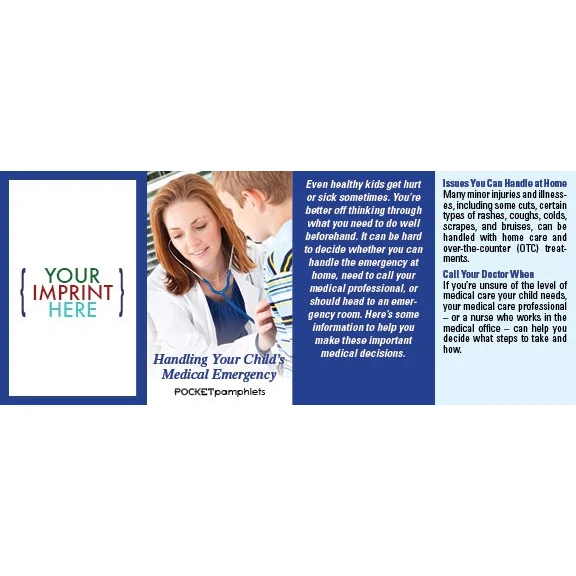 POCKET PAMPHLET - Handling Your Child's Medical Emergency Pocket Pamphlet 1