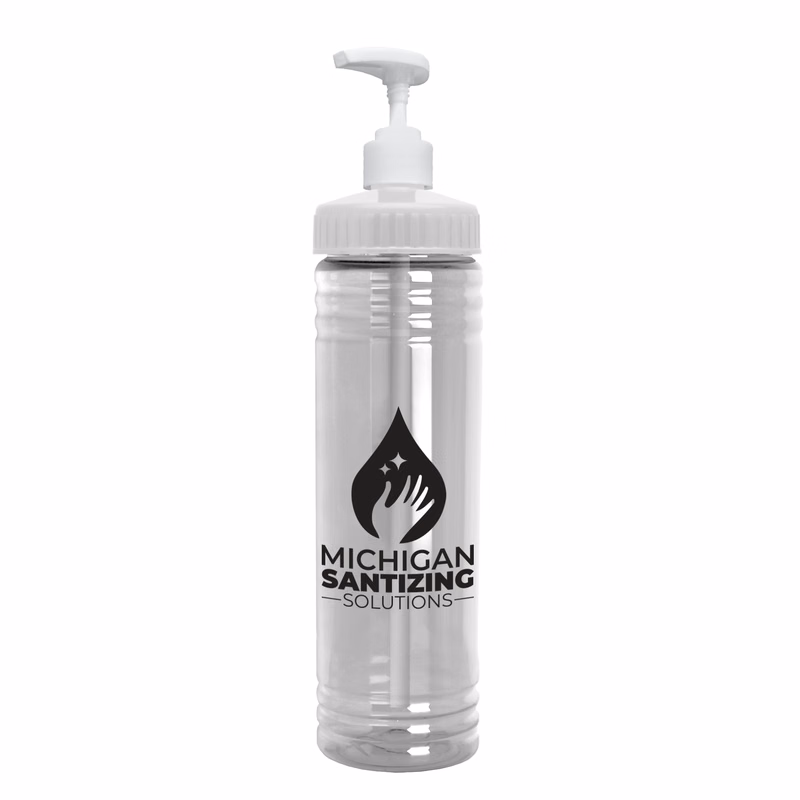 24 oz. Transparent Pump Bottle